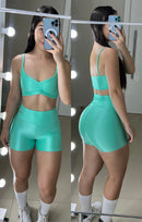 Conjunto Short Poliana Neon